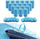 Sounce Car Accessories 15 Pcs /1 Set Car Wiper Cleaning Detergent Effervescent Tablets Washer Auto Windshield Cleaner Liquid Fluid Glass Wash Cleaning Tablets for Car Home Office Glass Window Washing