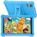 SANNUO Tablette Enfants 7 Pouces Android 11 Tablette avec 6Go RAM 64Go ROM(TF 128Go), Applications Pré-Installé, Contrôle Parental, Bluetooth, WiFi, GMS Certified Tablette avec Kid-Proof Étui (Blue)