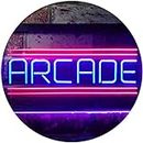 Arcade Game Zone Room Dual Color LED Enseigne Lumineuse Neon Sign Rouge et bleu 300 x 210mm st6s32-i3368-rb