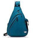 TurnWay Water-Proof Sling Backpack/Crossbody Bag/Shoulder Bag for Travel, Hiking, Cycling, Camping for Women & Men (Blue)