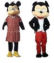 Kidhap Professional Mascot For Prank Fancy Dress Costume|Events,Theme And Birthday Party-(Micky-Minnie) - Metal, Multicolor