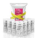 THE MEAT MAKERS 100% Dinde Jerky 7x40 g Substitut de Shake Protéiné Idéal pour le Bureau, La Vie Active, L'après-entraînemen