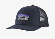 Patagonia Mens P-6 Logo Trucker Hat - Navy