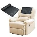 Headrest Cover for Recliners Couch Head Rest Covering Sofa Headrest Protector Chair Arm Rest Cover for Recliners Faux Leather Theater Slipcover for Furniture Black Recliner Head Cover (1Pcs)
