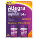 Allegra Allergy 24 Hour Fexofenadine HCI 180mg - 110 Tablets, Set of 2...