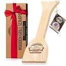 Easy Function Grill Scraper - Wooden BBQ Grill Brush Cleaner Alternative - Uses Powerful QuicKClean Technology to Faultlessly Clean On Top & Between Grates for a 100% Shiny Bristle Free Grill