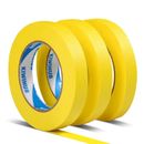 Automotive Masking Tape Yellow Refinish Masking Tape Auto Body Paint Tape 3Rolls