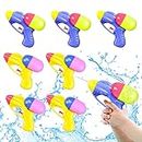 Super Squirt Wasserpistolen 8 Pcs,Wasser Blaster,Spritzpistolen für Kinder Erwachsene,Wasserpistole Spielzeug,Wasserblaster,Pool Wasserspritzpistolen,Wasserschütze Wasserspielzeug Mädchen