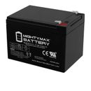 Mighty Max ML12-12 - 12V 12AH F2 Replacement Battery for UPG UB12120F2 D5775