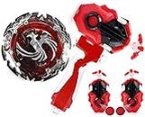 CombatGyro Bay Blades Toy Evolution Turbo GT B-131 Booster Dead Phoenix.0.at Starter Set B-184 LR Launcher Grip Metal Fusion God Bey Battling Tops Burst Gaming Toy Gift for Boys Age 4-7 8-12+