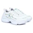 HimQuen Sports Shoes Sneaker Cool Design for Women & Girls Size 37 - White