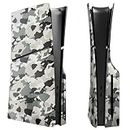 Console Cover Plates for PS5 Slim - Disc Edition & Optical Drive Version,Replacement Side Faceplate for Playstation 5 Slim,Protective Face Shell Accessories (Optical Drive Version, Camouflage)
