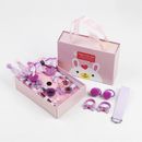 18pcs Baby Girl Bowknot Hair Clip Flower Hair Accessories Hairband Gift Box Set