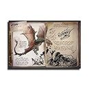ZLLLII Ark Survival Evolved, Survival, Wyvern Canvas Art Poster and Wall Art Picture Print Modern Family bedroom Decor Posters 16x24inch(40x60cm)