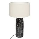 Atmosphera - Lampe "Mapu" - noir et blanc - céramique H48 cm