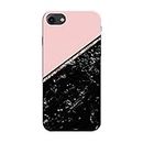 COLORflow iPhone 7 / iPhone 8 Back Cover | Black Pink Marble | Designer Printed Hard CASE Bumper Back Cover for iPhone 7 / iPhone 8