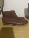 Country Road Rd Kids Tan Leather Boots Size 34 Girls Shoes
