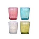 MINISO Candle Garden of Season Scented Wax Candle Big Size Candles Combo Set for Home Decoration Aroma,50G 4 Pack