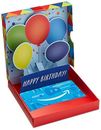 Amazon.co.uk Geschenkkarte in einer Pop-up-Box zum Geburtstag