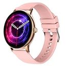 Fire-Boltt Phoenix Pro 1.39" Bluetooth Calling Smartwatch, AI Voice Assistant, Metal Body with 120+ Sports Modes, SpO2, Heart Rate Monitoring (Gold Pink)