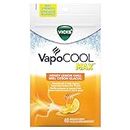 Vicks VapoCOOL Max Medicated Drops for Temporary Cough and Sore Throat Relief, Honey Lemon Chill Flavour, Lozenges, 40 Count