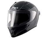 Vega Bolt Full Face Helmet Black, Size:M(57-58 cm)