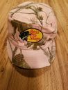 Bass Pro Shops Pink Camo Baseball Cap Hat Size Small Cadet Style Flat Top F