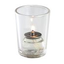 Sterno 80284 Classic Elegance Luna Votive Candle Lamp - 2 3/8"D x 3"H, Glass, Clear