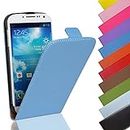 Eximmobile - Flip Case Handytasche für Nokia Lumia 1520 in Blau | Kunstledertasche Nokia Lumia 1520 Handyhülle | Schutzhülle aus Kunstleder | Cover Tasche | Etui Hülle in Kunstleder