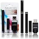 NUCIG UK Brand Premium Electronic Cigarette Starter Kit | Electric Cigarette Starter Kit | e Cigarette kit (BLACK)