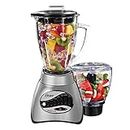 Oster Core 16-Speed Blender with Glass Jar, Black, 006878. Brushed Chrome , 40 Ounce