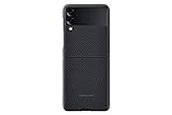 Samsung Galaxy Z Flip 3 Phone Case, Aramid Protective Cover, Heavy Duty, Shockproof Smartphone Protector, US Version, Black (EF-XF711SBEGUS)