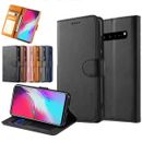 For Samsung Galaxy S8 S9 S10 Plus + S10e Wallet Case Leather Magnetic Flip Cover