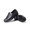 Zapatos de imitación de cuero antideslizantes para hombres zapatos de trabajo impermeables（43）