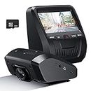 NEZINI Car Dash Cam, Dashboard Camera Recorder with 32GB Memory Card, FHD 1080P, 3" LCD Screen, Driving Recorder with Sony Video Sensor, Parking Mode, 150° Angle, Loop Recording, Night Vision, WDR