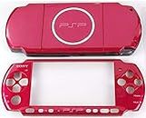 New Replacement PSP 3000 Full Housing Shell Cover with Buttons Screws Set - Red.