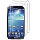 iGlobalmarket [3 Unidades] Protector de Pantalla Samsung Galaxy S4, Vidrio Templado, sin Burbujas, Alta Definicion, 9H Dureza, Resistente a Arañazos