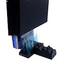 PS4 Station Controller Chargeur - (All in One), PS4 Contrôleur de charge Dock, ventilateur de refroidissement, Porte-jeu