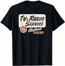 TV and Radio Service Electronic Sign Gift Idea Mens T-Shirt Black Unisex Mens Tees XXL