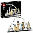 LEGO Architecture London Set, Skyline-Modellbausatz mit London Eye, Big Ben, Tower Bridge, Basteln für Erwachsene, Home- und Büro-Deko, Geschenkidee für Sammler, Männer und Frauen 21034