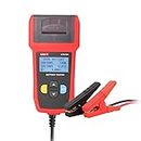 UT675A Professional 12V / 24V Automotive 40~2000 CCA Digital Battery Tester Print Data Available Bad Cell Test Tool, Vehicle Charging & Cranking System Tester for Car/Truck/Motorcycle (Black/Red)