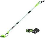 Greenworks 40V 8-Inch Cordless Pole Saw, 2.0 Ah Battery and Charger Included 1400017