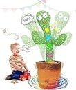Toy Imagine™ Dancing Cactus Toy for Babies Talking, Speaking, Recording | Repeat What You Say | Singing Electronic Pet for Toddlers | Swing and Sing Toy-Charger Cactus Toy Plant.. (Age 1-10 Years).