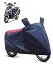 Spaiko Bike/Motorcycle Body Cover Compatible with Honda Activa 125 (Red & Blue)