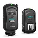 Wireless Flash Trigger 2.4 GHz with Transmitter and Receiver for Canon, Nikon, Panasonic, Olympus, Fuji, Pentax, Samsung,Sony(Except Sony Flashes)