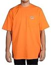Ben Davis Herren Classic Label Kurzarm Heavy Duty T-Shirt, Orange, X-Groß