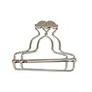 Trimming Shop Dungaree Buckle 42mm Silver Metal Clip Fasteners for Braces, Bibs Overalls, Workwear, Jumpsuits, Kid’s Overalls, Handbags, DIY Clothing, 2pcs