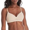 Hanes Women's Oh So Light Comfort Wire Free, Nude, XL
