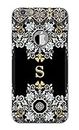 PalelaCases� Name II Initial II Letter Floral Pattern Alphabet S Back Cover for Girls Apple iPhone 6 Logo (4.7") / iPhone 6S Logo (4.7") Back Cover -(S4) SLC1002