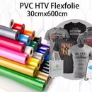 HTV Flexfolie Textilfolie 30cmx6m Plotter Flex Film Bügelfolie for Cricut Tshirt